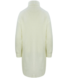 Jednobarevný pletený svetr šaty GOLF