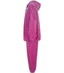 SPORT velurová mikina s kapucí PLUS SIZE Oversize