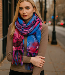 Elegantní šátek se střapci