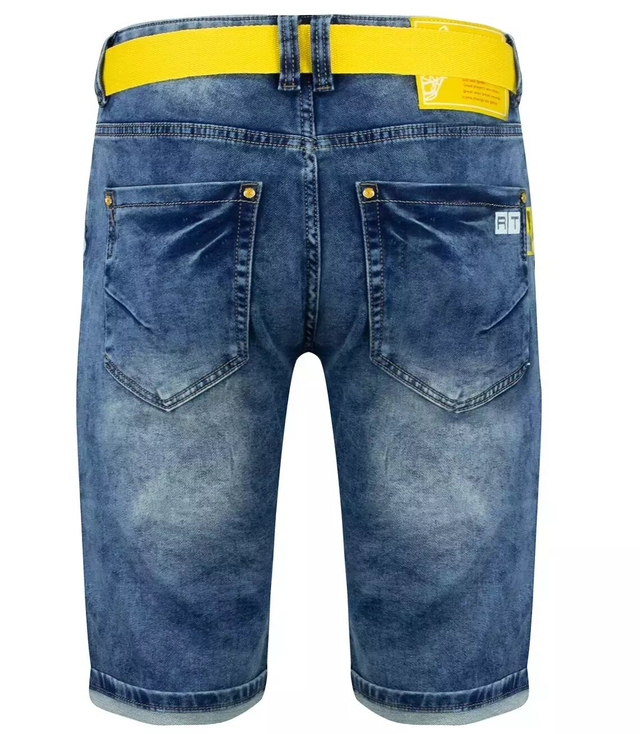 Pánské džínové šortky + pásek