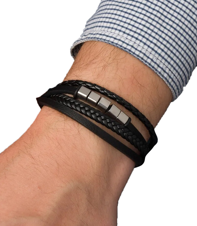 Pánské náramky ideální pro dárek pletené