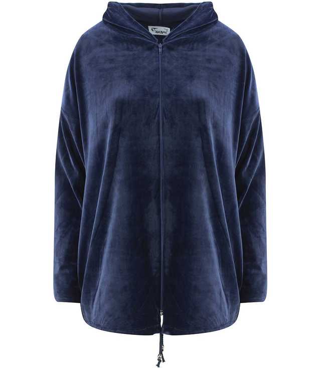 Velurová halenka BLOUSE PLUS SIZE