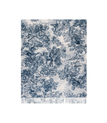 Dámská luxusní šála s květinovým vzorem 180x70