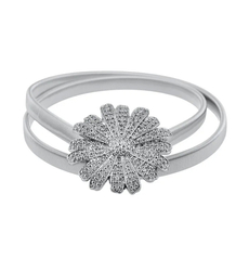 Dámský ozdobný pásek pro květinové šaty