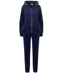 Velurová souprava DRES s opaskem