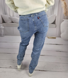 Dámské džínové kalhoty Classic jeans light blue CALLIE