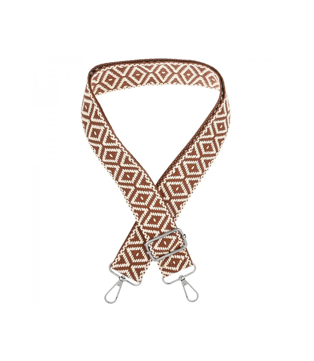 Módní pletený široký popruh kabelky nastavitelný