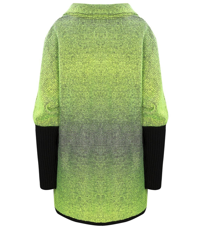 Teplý kabát bunda OMBRE svetr