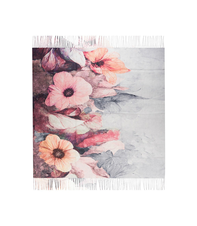 Dámský šátek s květinovým vzorem 100x100