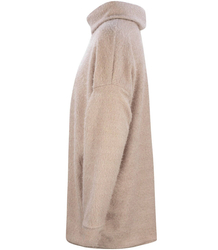 Volný svetr s rolákem nadýchaný teplý GOLF