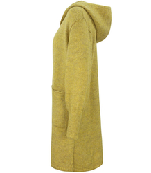 Dlouhý tlustý svetr CARDIGAN bufetový rukáv