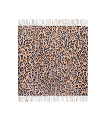 Dámská šála s módním vzorem pantera 100x100