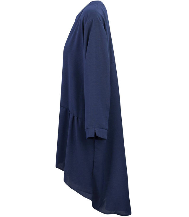 Košile oversize tunika delší v zadní části