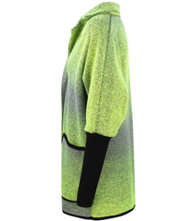 Teplý kabát bunda OMBRE svetr