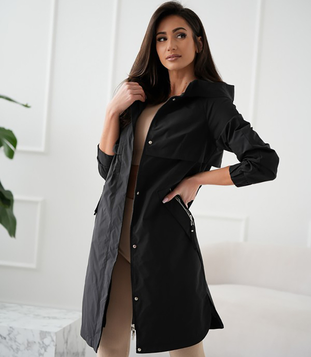 Dámský přechodný kabát parka WIKTORIA