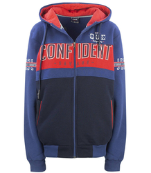 Hřejivá pánská mikina CONFIDENT s kapucí nadměrné velikosti