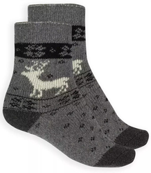 Univerzální teplé ponožky vlněné sobí 3-PAK