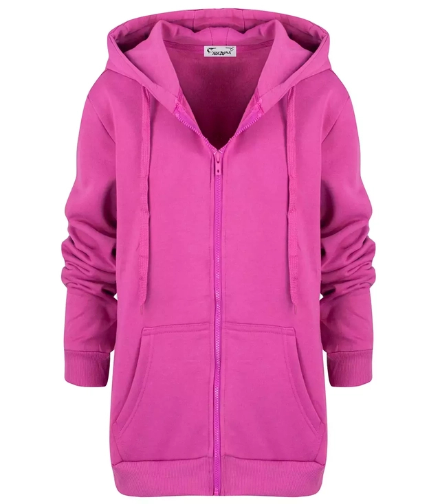 Rozepínací klokaní mikina s kapucí SELENA