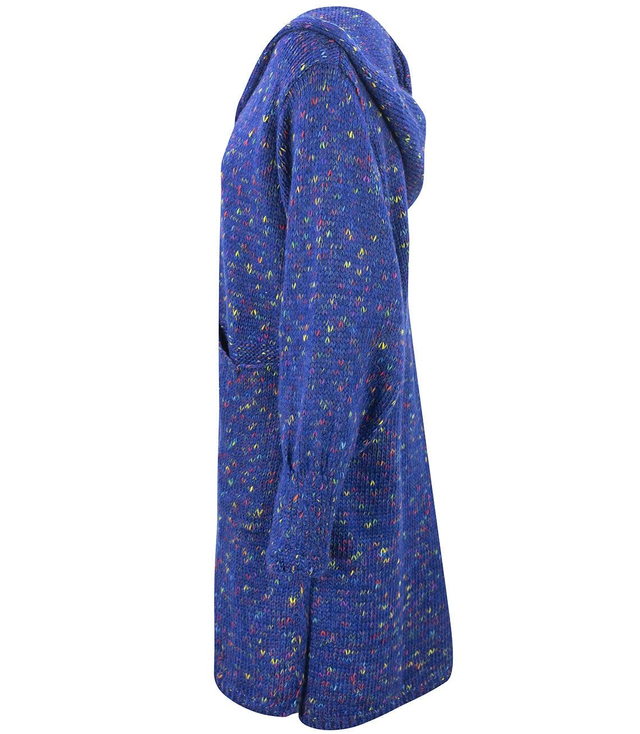 Dlouhý tlustý svetr CARDIGAN bufetový rukáv