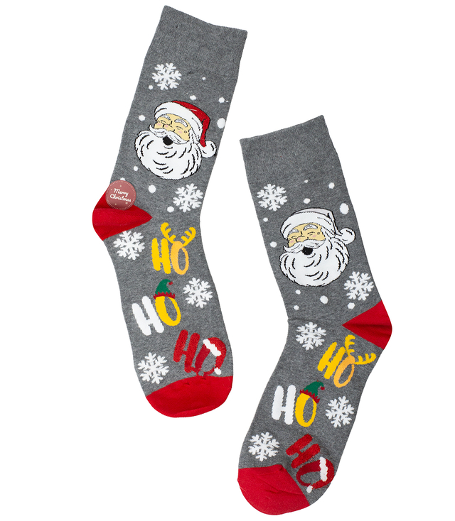 Pánské vánoční ponožky - zimní, teplé, vánoční vzory