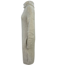 Pletené svetrové šaty s rolákem BASIC MIDI