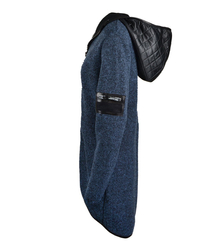 Módní asymetrický svetr a;la kabát