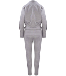 Tepláková souprava se semišovou bundou a kalhotami