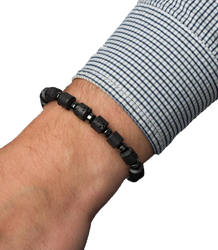 Pánský náramek s přírodními kameny