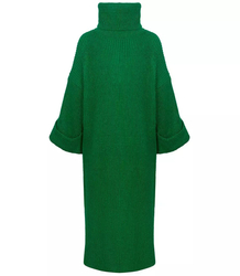 Žebrovaný svetr s rolákem MAXI