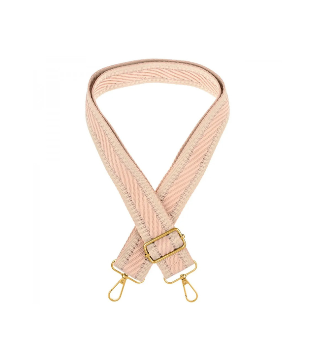 Módní pletený široký popruh kabelky nastavitelný