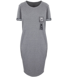 bomber šaty s kapsami PLUS SIZE