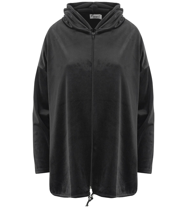 Velurová halenka BLOUSE PLUS SIZE