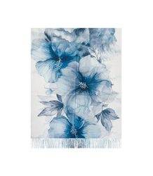 Dámská šála s květinovým vzorem 180x70