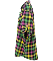 Dlouhá flanelová košile Flanelová kontrola