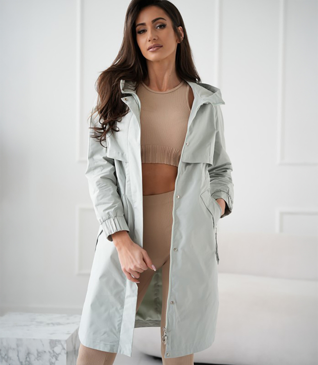 Dámský přechodný kabát parka WIKTORIA