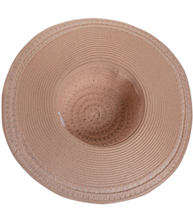 Elegantní dámský prolamovaný slaměný klobouk