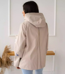 Dámská přechodná jarní bunda s kapucí LUIZA