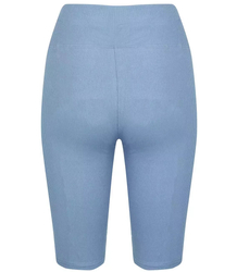Krátké pruhované legíny plus size ELA