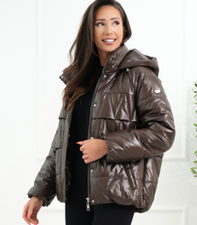 Dámská zateplená bunda bomber s prošíváním JAGNA