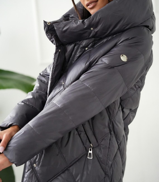 Teplý dámský zimní kabát Quilted Insulated MELANIA