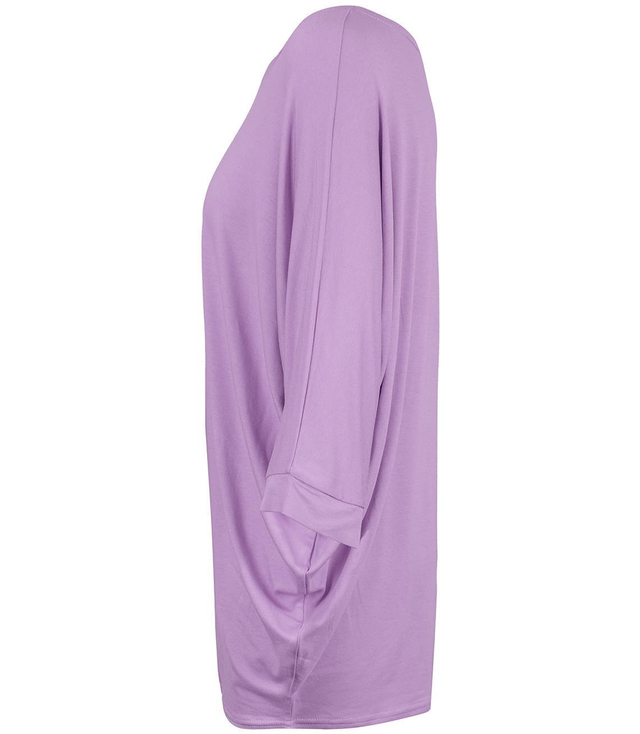 Klasická pohodlná hladká halenka oversize