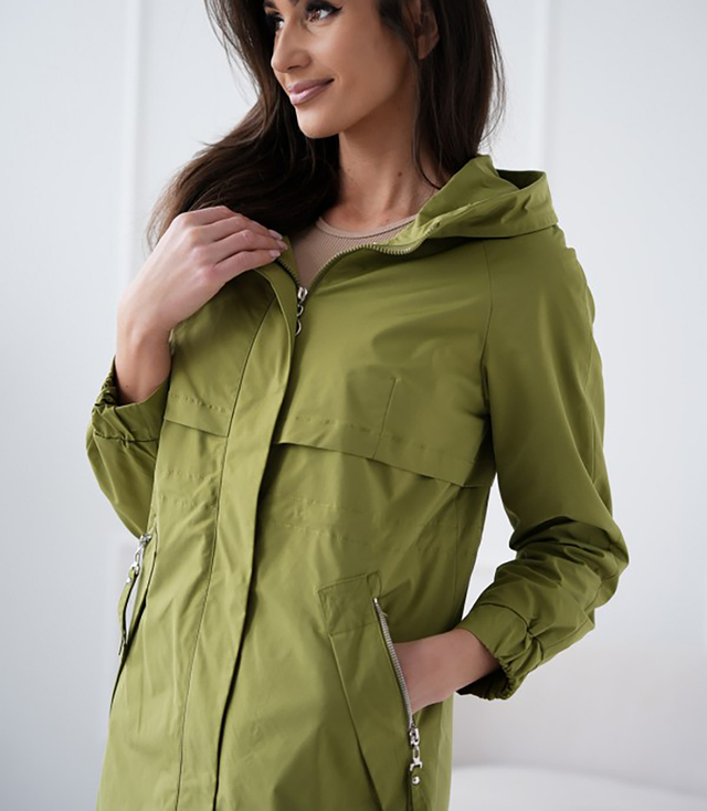 Dámský přechodný kabát parka WIKTORIA