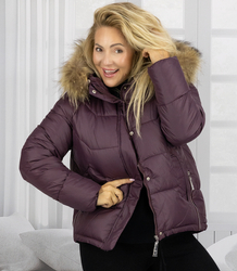 WINTER QUEEN teplá zimní bunda delší bomber bunda