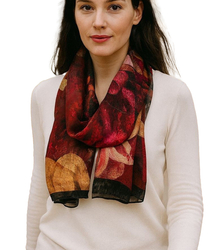 Dámský vzorovaný šátek 70x180