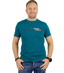 Pánské tričko s krátkým rukávem a sportovním potiskem