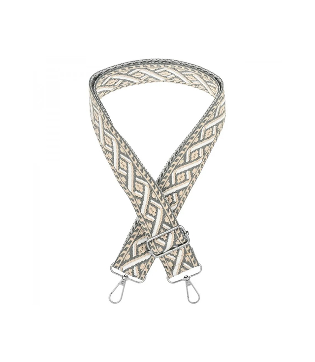 Módní pletený široký popruh kabelky nastavitelný