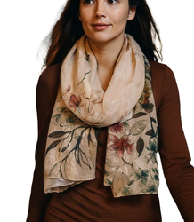 Dámský vzorovaný šátek 70x180