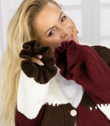 Krátký oversize svetr s knoflíky JULIETTE