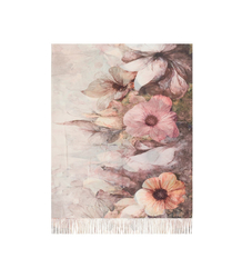 Dámská šála s květinovým vzorem 180x70