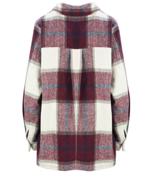 Košile Módní kostkovaná bunda